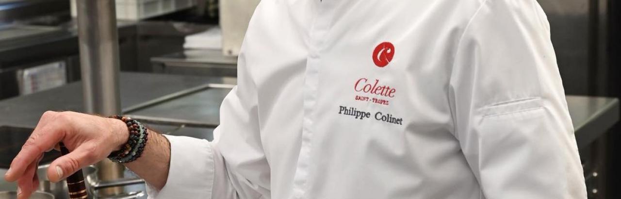 Portrait de Philippe Colinet, chef étoilé au Restaurant Colette